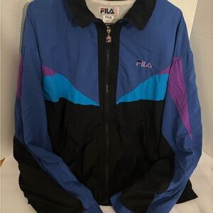 Fila Tri-Color Windbreaker Jacket